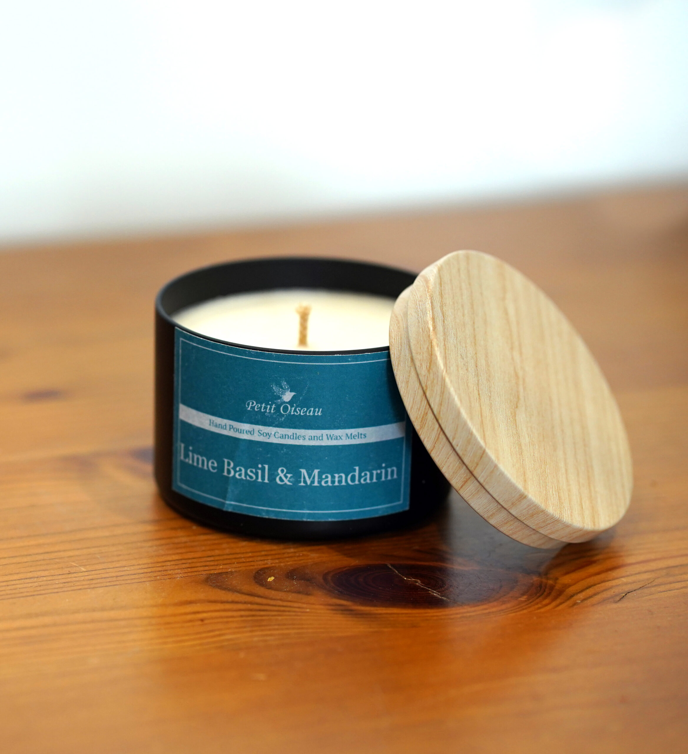 Lime Basil & Mandarin 155g Soy Wax Candle