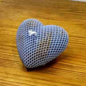 Heart Candle Lavender
